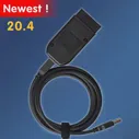 🛍 VAG COM 20,12 VAGCOM 20,12 Vag HEX V2 USB интерфейс для VW AUDI Skoda Seat VAG 20,12 Польский Английский ATMEGA162 + 16V8 + FT232RQ