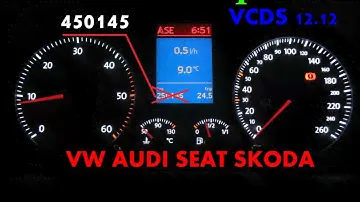 Как узнать пробег VW AUDI SEAT SKODA с помощью VAG COM(VCDS) 12.12.Wie wissen, Laufleistung.