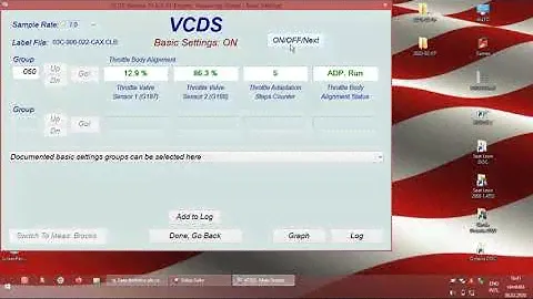 VCDS (Vag-Com) - Seat Leon 1.4 TSI - Throtle Body Aligment